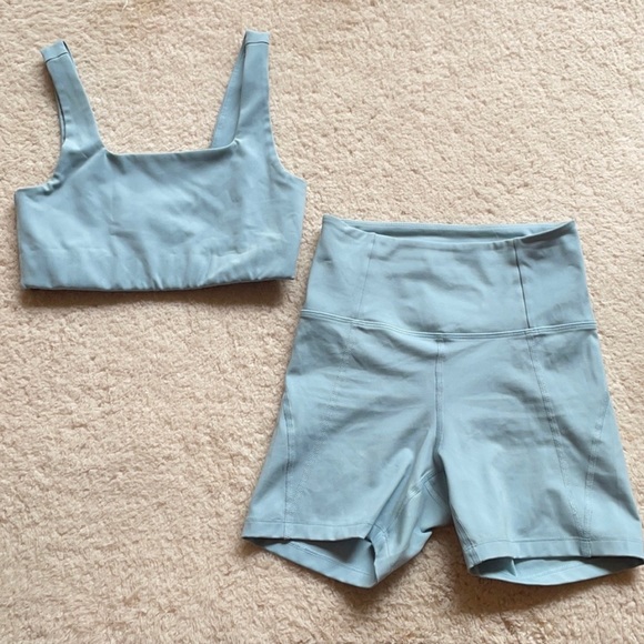 girlfriend collective Tommy Bra + Shorts set